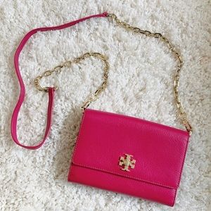 Tory Burch Pink Mercer Crossbody Bag